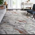 thumbnail image 2 of SAFAVIEH Craft Sharlene Abstract Area Rug, 9' x 12', Grey/Orange, 2 of 4