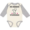thumbnail image 3 of Inktastic Veterinarian Mommy Vet Boys or Girls Long Sleeve Baby Bodysuit, 3 of 5