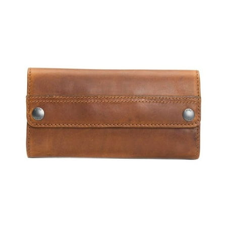 Women's Frye Melissa Double Snap Wallet Cognac OSFA
