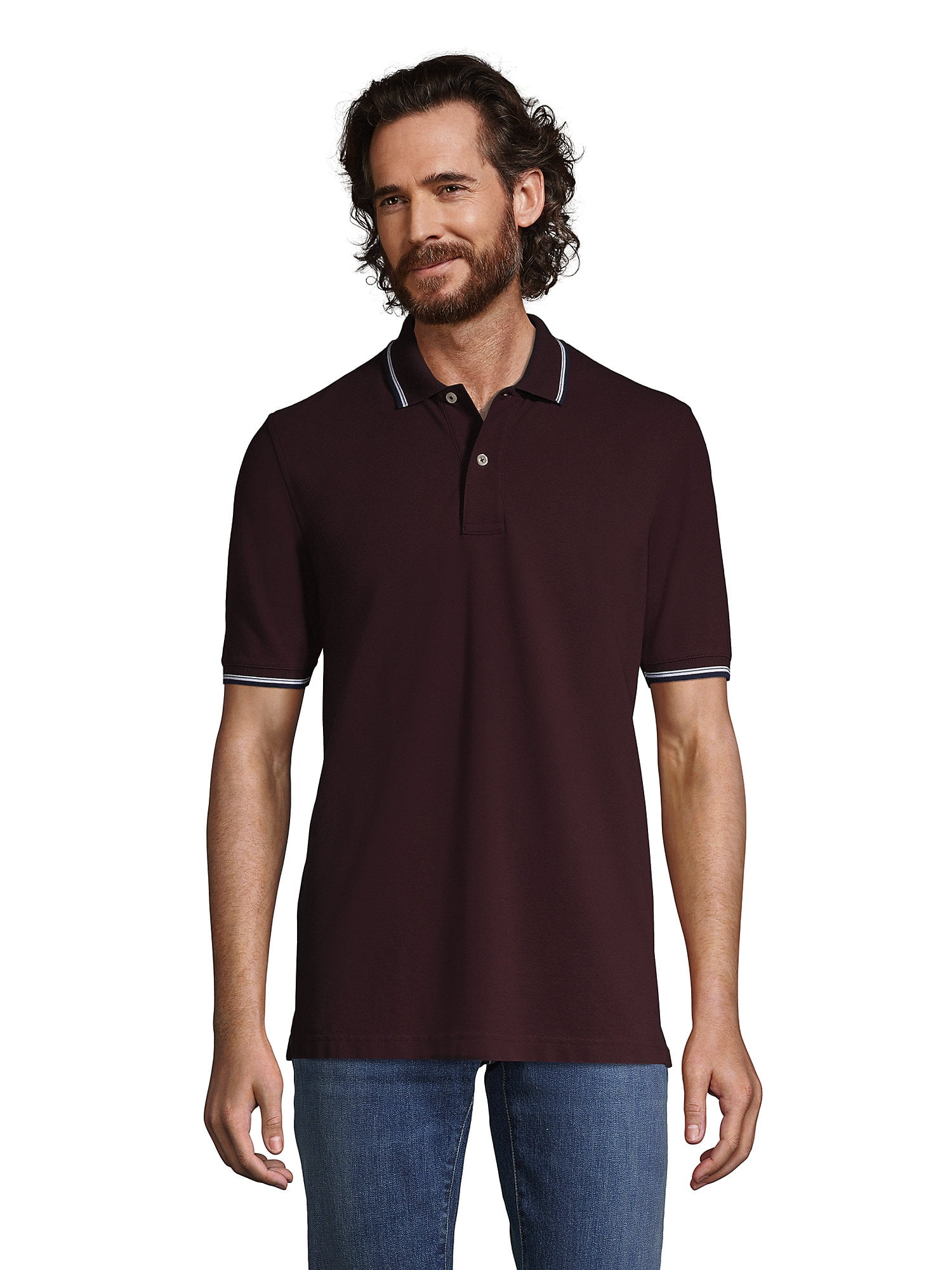 Lands' End Men's Short Sleeve ComfortFirst Mesh Polo Shirt