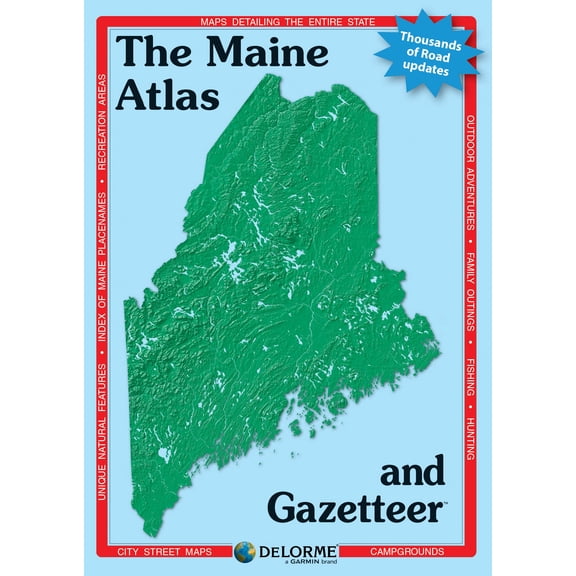 Pre-Owned Delorme Atlas & Gazetteer Maine