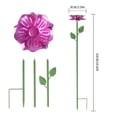 thumbnail image 2 of Ohmyroo Steel-Alloy Insect Feeder Stake Flower Shape Rust-Proof, 2 of 5