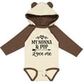 thumbnail image 3 of Inktastic Nonna and Pop Love Me Girls Long Sleeve Baby Bodysuit, 3 of 5