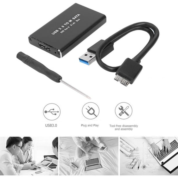 Boitier disque dure SSD USB 3.0 to M-SATA