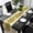 yellow, variant on Brown Sunflower Cotton Linen Small Table Runner 13 x 36 inch Rustic Country Star Spring Summer Wooden Non-slip Rectangular Dining Table Decor for Wedding Party Holiday Dinner