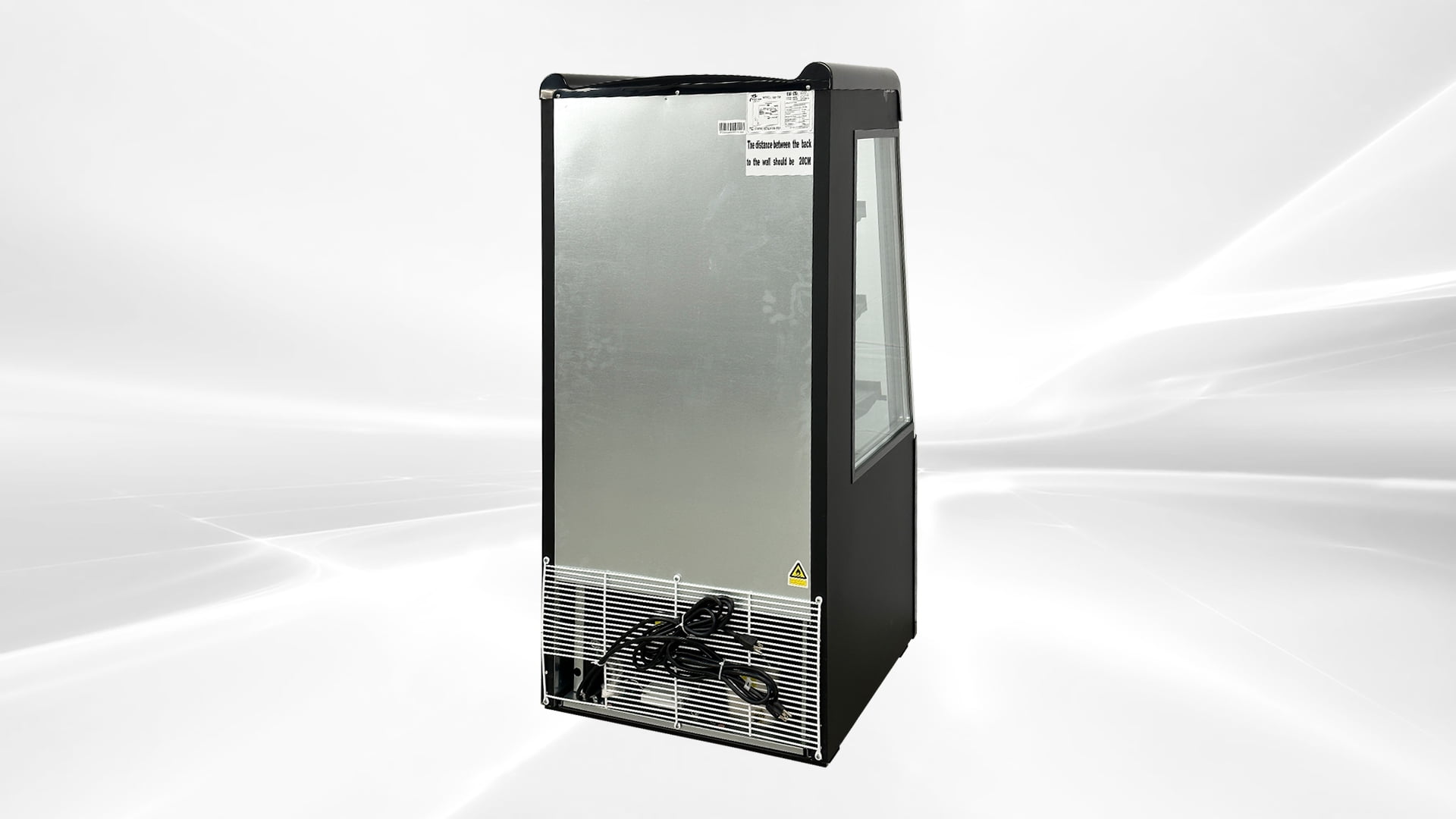 Cooler Depot 28 inches Commercial Refrigerator Open Air Merchandiser Slope  Air Curtain Multideck Open Chiller Refrigerated Grab Showcase Merchandiser Coffee Shop Display Cooler BLF-706 NSF ETL