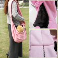 thumbnail image 4 of Bolsa transportadora para mascotas, bolsa de viaje para gatos y perros, hasta 7,2 kg (rosa), 4 of 5