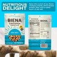 thumbnail image 3 of BIENA Chickpea Snacks, Roasted Chickpeas, Sea Salt, Crunchy Healthy Snacks, High Protein & High Fiber Vegan Snack, Gluten Free Plant Based Snack for Adults & Kids, 4-Pack, 5 Oz Bags, 3 of 7