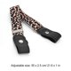 thumbnail image 3 of Qarigey Accesorios de ropa sin hebilla para cinturón que combinan fácilmente con correas de cincha ligeras con tejido fino para niños y niñas rojo Cinturones estampado de leopardo Qarigey AP008680-05, 3 of 5