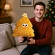 thumbnail image 4 of Cojín Navideño de Peluche con Forma de Árbol de Navidad, 50 Cm, Dorado, con Adornos Navideños | Tela Suave de Poliéster | Diseño Festivo de Árbol con Luces y Caritas Sonrientes | Regalo Ideal para To, 4 of 6