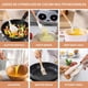 thumbnail image 5 of Juego de Utensilios de Cocina de Silicona Utensilios-Juego de 12 Herramientas de Cocina Antiadherentes Resistentes al Calor con Mango de Silicona y Madera, Ideal para Cocinar y Hornear, Blanco, 5 of 5