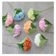 thumbnail image 5 of Nvzi 6 piezas de flores artificiales de hortensias de seda azules, ramo de hortensias realistas para bodas, fiestas, oficinas, decoración del hogar (azul y blanco), 5 of 5