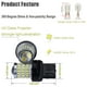 thumbnail image 2 of iBrightstar Bombillas LED 7443 7440 T20 de bajo consumo superbrillantes de 9-30 V con repuesto de proyector para luces de marcha atrás o luces de freno traseras xenón blanco, 2 of 5
