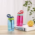 thumbnail image 1 of Sippy Cup, Botella De Bebida Para Niños De 450 Ml, Taza Para Niños Pequeños, A Prueba De Fugas, A Prueba De Golpes Para Agua, Leche, Jugo,Azul. Afortunado Sencillez, 1 of 4