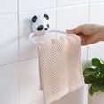 thumbnail image 5 of Towel Ring Panda Puppy Storage Rack Cartoon Rags Holder for Bathroom, 5 of 8