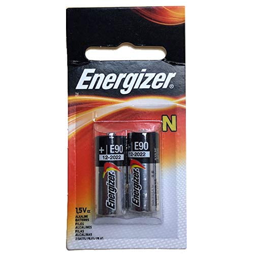 Net zo logica Shipley 2pk Energizer E90 N 1.5V Alkaline Batteries Replaces LR1, LR1G, LR1SG,  MN9100 - Walmart.com