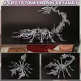 thumbnail image 2 of 454 Pieces Scorpion 3d Metal Model Kits, 2 of 5