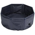thumbnail image 3 of Piscina plegable para perros, portátil, de PVC, para interior y exterior, para perros, gatos y niños, M30/100 cm, 3 of 14