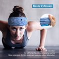 thumbnail image 2 of ZHAOCHENG Piezas de Diademas Deportivas Diademas Deportivas Adecuadas para Correr, Ciclismo, Yoga, Baloncesto, Unisex, Diadema elástica que Absorbe la Humedad, Negro, Rojo, Azul, 2 of 5