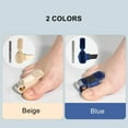 thumbnail image 3 of 2 Pairs Toe Splint Toe Straightener for Hammer Toe Corrector for Women Toe Brace Hammertoe Splint Toe Wrap Toe Covers for Women Men Broken Toe Support for Bent Toe Claw Toe Crooked Toe, Blue, 3 of 8