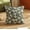 Style1062, variant on Jacquard Sage Green Plant Leaf Floral Embroidered Pillow - Rustic Decor, Suitable for Indoor and Outdoor Use (Polyester-Cotton Fabric, Hidden Zipper)