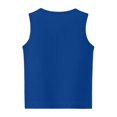 thumbnail image 4 of Dwellite Boys Tank Tops Athletic Sleeveless Crewneck T-Shirts for Kids Undershirts 2-13 Years Royal Blue 120, 4 of 7