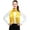 Yellow, variant on Women's Silk Feel Solid Color Satin Striped 13" x 60" Fashion Shawl Scarf