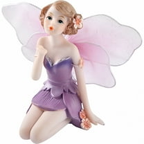 LAMIRO Resin Flower Fairy Figurine Garden Fairy Statue Wedding Home Decor Birthday Gift