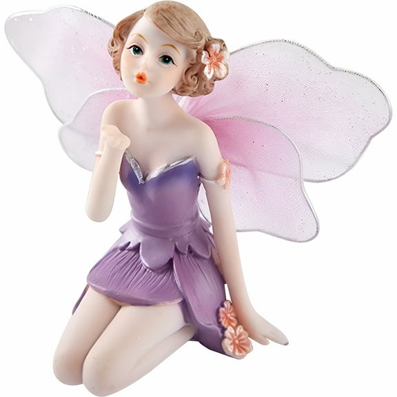 LAMIRO Resin Flower Fairy Figurine Garden Fairy Statue Wedding Home Decor Birthday Gift