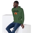 thumbnail image 4 of Unisex Comfy Hoodie, Kung Fu Fighting, HUH! (Forest Green, XL), 4 of 4