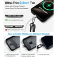 thumbnail image 3 of Phone Lanyard Crossbody, 2 Pack Adjustable Cell Phone Neck Strap 7mm with 2 Pcs Durable Tether Tabs, Tekcoo Anti Theft Universal Phone Lanyard for iPhone Android Smartphones (Gray, Orange), 3 of 12
