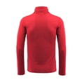 thumbnail image 3 of INSPIRE CHIC Chandails pour Hommes, Chandail à Col Roulé, Manches Longues, Extensible, Coupe Ajustée, Hauts 46 Rouge, 3 of 7