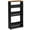 Black+brown-5-1/2'' W, variant on 4 Tier Slim Rolling Utility Storage Cart White 7-7/8'' W For Small Spaces