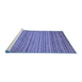 thumbnail image 2 of Ahgly Company Machine Washable Indoor Rectangle Abstract Blue Modern Area Rugs, 3' x 5', 2 of 4