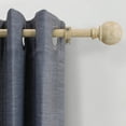 thumbnail image 2 of Mainstays 3/4” Mid-tone Faux Wood Ball Adjustable Curtain Rod, 30”-84”, 2 of 4
