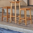 thumbnail image 5 of Set of Two Natural Wood Dining Stools, 5 of 5
