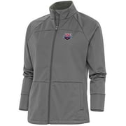 Women's Antigua Steel USA Swimming Links Full-Zip Golf Jacket