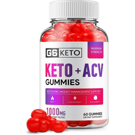 G6 Keto ACV Gummies G6 ACV Advanced Formula Plus Apple Cider Vinegar Keto Gummies Dietary Supplement B12 Beet Root Juice Men Women 60 Gummies
