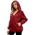 thumbnail image 5 of GUACER Women's Zip-Up Hooded Windbreaker with Pockets, Lightweight Outdoor Hiking Waterproof Jackets, 5 of 9