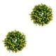 thumbnail image 3 of Ounissouiy Guirnalda de plantas artificiales, adorno colgante de aro de ratán, hoja verde grande de verano para el hogar, boda, fiesta, hogar Type5 NO5, 3 of 6