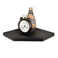 thumbnail image 6 of WELLAND 20" Phoenix Wall Floating Shelf Display Rack Corner Shelf, 20"D x 28"W x 1.75"H, Black, 6 of 7
