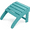 Blue, variant on Adirondack Ottoman Footrest for Adirondack Chair,HDPE All Weather Outdoor Folding Foot Stool for Porch, Backyard, Lawn