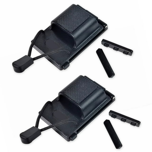 2 Soportes de Radio Tácticos, Soporte de Hebilla para Cinturón con Clip para Intercomunicador de Liberación Rápida.