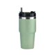 thumbnail image 3 of Tazas de agua con y tapa Taza de café Vaso aislado al vacío para el hogar, oficina, cocina, regalos prácticos al aire libre Pared doble Verde 20oz, 3 of 9