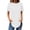 White, variant on 2025 Womens Short Sleeve Shirts Casual Summer Crew Neck T Shirts Basic Tees Blouses Tunic Tops to Wear with Leggings