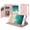 Rose Gold, variant on TJS for iPhone 16e Phone Case, Magnetic Metal Snap Wallet ID Card Slot Holder Cover (Black)