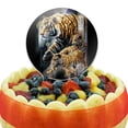 thumbnail image 5 of Acrylic Orange Bengal Tigers Cake Topper Party Decoration for Wedding Anniversary Birthday Graduation, 5 of 7