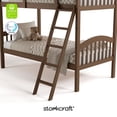 thumbnail image 6 of Storkcraft Long Horn Twin over Twin Bunk Bed, Hazelnut, 6 of 16