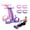 Multicolor, variant on 2026 New Pedal Resistance Band with Handle, 8 Tube Exercise Band 3‑in‑1 Multi-Function for Foot Pedal Pull, Back Stretch & Chest Expand