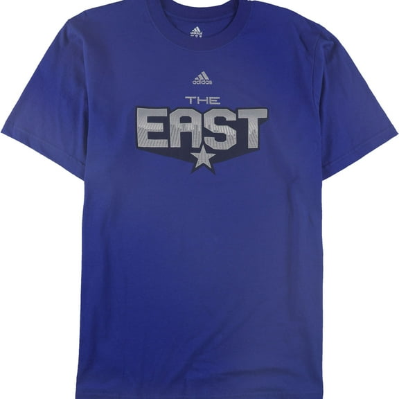 Adidas Mens The East Graphic T-Shirt, Blue, Small